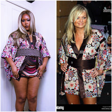 Load image into Gallery viewer, SS03 Ghrani Strok Silk glass beaded Kimono ASO Baby Spice
