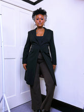Load image into Gallery viewer, Vintage Long Blazer over coat
