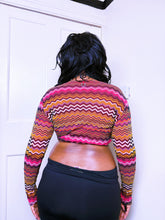 Load image into Gallery viewer, Save The Queen mesh zig zag tie up
