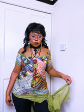 Load image into Gallery viewer, Save The Queen drape top
