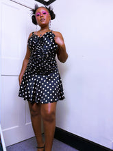 Load image into Gallery viewer, Vintage BNWT Betsey Johnson Polka Dot dress Alt Design ASO Amy Winehouse 2007-2008
