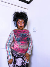 Load image into Gallery viewer, Save The Queen tribal boat neck long sleeve top
