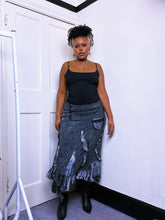 Load image into Gallery viewer, Juju and Christine Marl Knit asymmetrical skirt
