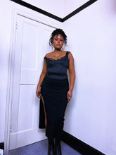 Load image into Gallery viewer, Vintage Miss Selfridge Bengaline slit skirt
