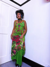 Load image into Gallery viewer, Save the Queen Cherry Apple mesh maxi dress
