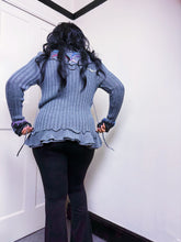 Load image into Gallery viewer, Whimsigoth ruffled short cardigan
