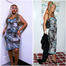 Load image into Gallery viewer, Vintage Leopard Print SKIRT ASO Paris Hilton 2002
