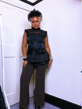 Load image into Gallery viewer, Gothic Button Lace and Satin Mini dress/top

