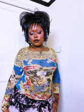 Load image into Gallery viewer, Save the Queen regal mesh long sleeve
