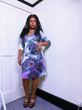 Load image into Gallery viewer, Betsey-coded tattoo rose dress
