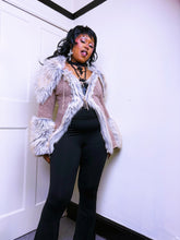 Load image into Gallery viewer, Zone Bleue Archival faux fur jumper
