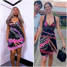 Load image into Gallery viewer, Just Cavalli Cherry Blossom dress ASO Devon Lee Carlson
