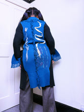 Load image into Gallery viewer, 2000s Abstract Save the Queen maxi cardigan ￼
