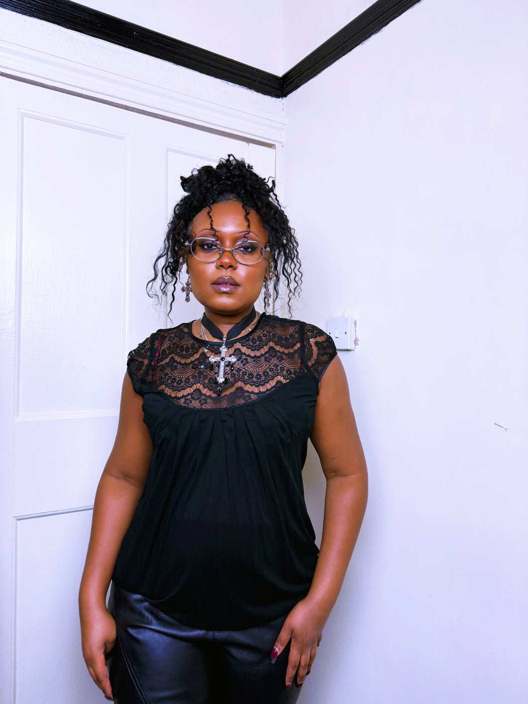 Late 2000s Gothic Blouse