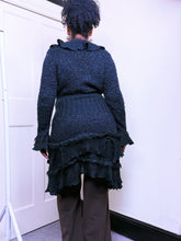 Load image into Gallery viewer, Y2K Gothic ruffled Cardigan
