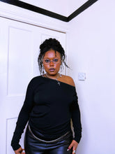 Load image into Gallery viewer, Y2K Knit batwing top
