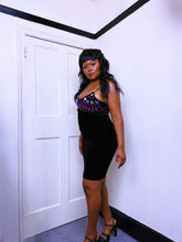 Load image into Gallery viewer, Vintage Bejewelled Dress Similar to Amy Winehouse
