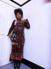 Load image into Gallery viewer, Save The Queen Tribal tie up dress
