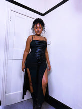 Load image into Gallery viewer, Vintage Lace up strappy dress
