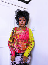 Load image into Gallery viewer, Save The Queen Soleil mesh top
