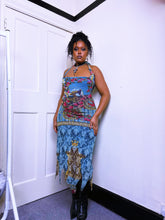 Load image into Gallery viewer, Save The Queen Mesh Mangbetu Congolese inspired dress
