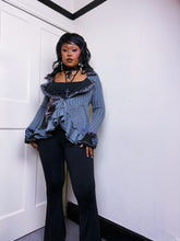 Load image into Gallery viewer, Whimsigoth ruffled short cardigan

