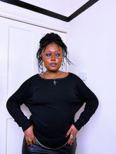 Load image into Gallery viewer, Y2K Knit batwing top
