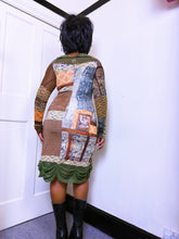 Load image into Gallery viewer, Save the Queen Celtic JPG coders midi dress
