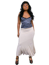 Load image into Gallery viewer, Deadstock Italian Vintage Cream Asymmetrical skirt by Joella Di Marco
