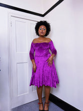 Load image into Gallery viewer, 1980s Betsey Johnson Velvet Dress
