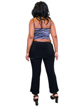 Load image into Gallery viewer, Y2K Japanese Skirt and Trousers with silver lace trim
