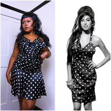 Load image into Gallery viewer, Vintage BNWT Betsey Johnson Polka Dot dress Alt Design ASO Amy Winehouse 2007-2008
