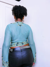 Load image into Gallery viewer, 90s silk beaded blouse
