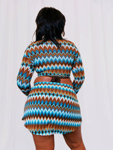 Load image into Gallery viewer, Funky Chevron Co-ord Set
