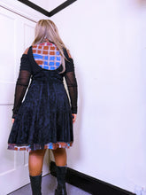 Load image into Gallery viewer, Legatte Gothic Micromesh bi-fabric dress
