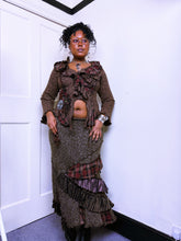 Load image into Gallery viewer, Whimsical marl knit ruffled skirt
