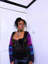 Load image into Gallery viewer, Y2K Custo Barcelona Tri-fabric top ASO Willow on BTVS
