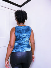 Load image into Gallery viewer, Y2K Tie-dye ribbed vest
