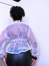Load image into Gallery viewer, Chiffon puffy Victorian blouse
