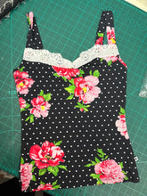 Load image into Gallery viewer, 2003 floral and polka dot camo top ASO Amy Winehouse

