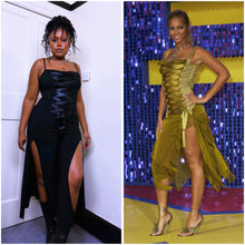 Load image into Gallery viewer, Vintage Lace up strappy dress
