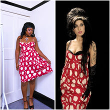 Load image into Gallery viewer, Vintage Moschino Red and White Dress ASO Amy Winehouse
