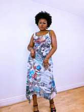 Load image into Gallery viewer, Rainbow Parrot Racer Back Maxi Dress by Save The Queen

