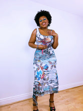 Load image into Gallery viewer, Rainbow Parrot Racer Back Maxi Dress by Save The Queen
