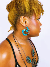 Load image into Gallery viewer, The Nebula Earrings en Turquoise
