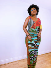 Load image into Gallery viewer, Ndebele Inspired Maxi Dress by Save The Queen
