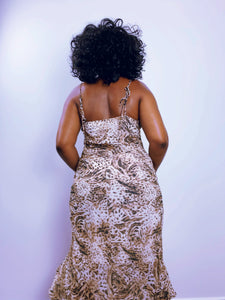 The Leopard Print Goddess Dress by L!psy (10UK)