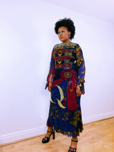 Load image into Gallery viewer, Vintage Regal Save The Queen Maxi Dress (12-16UK)
