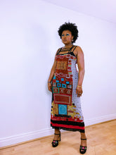 Load image into Gallery viewer, Vintage Klimt Inspired Save The Queen Maxi Dress

