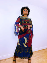 Load image into Gallery viewer, Vintage Regal Save The Queen Maxi Dress (12-16UK)
